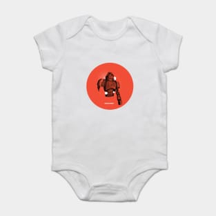 Space robot minimalism Baby Bodysuit